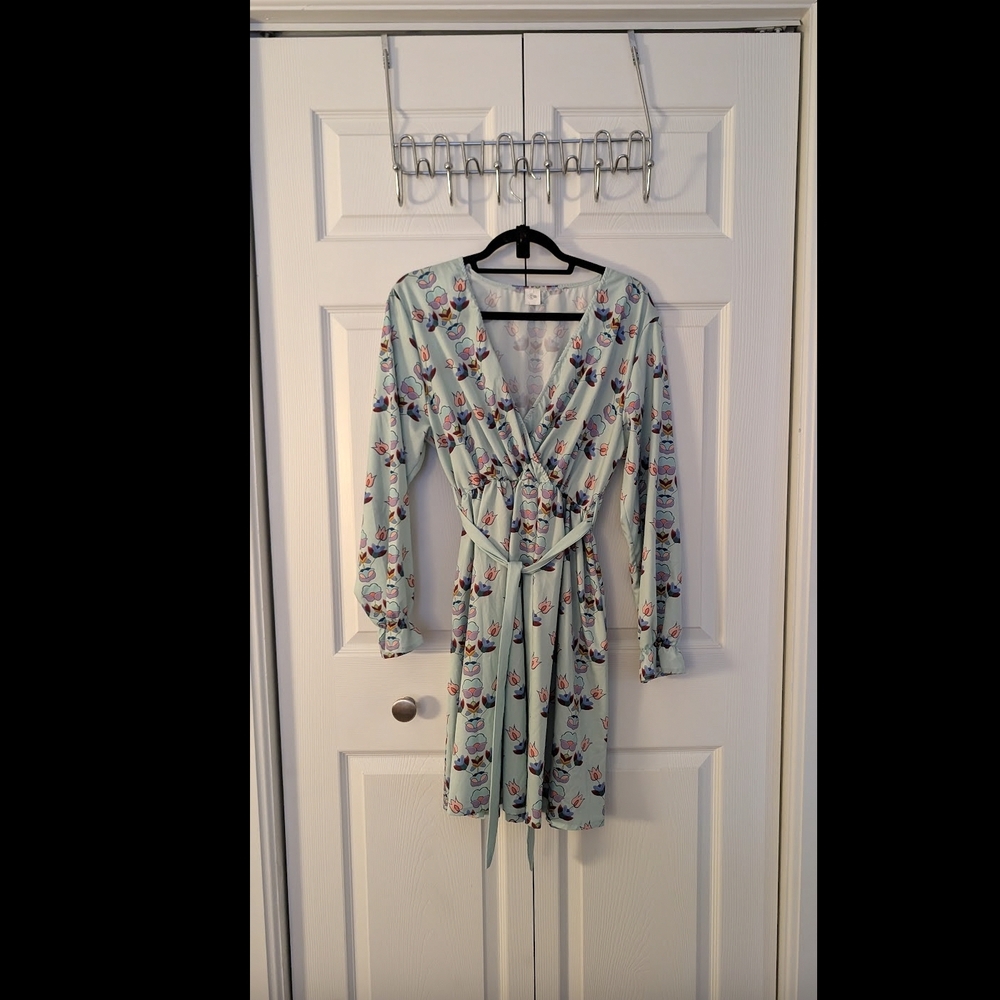 Floral Wrap Dress